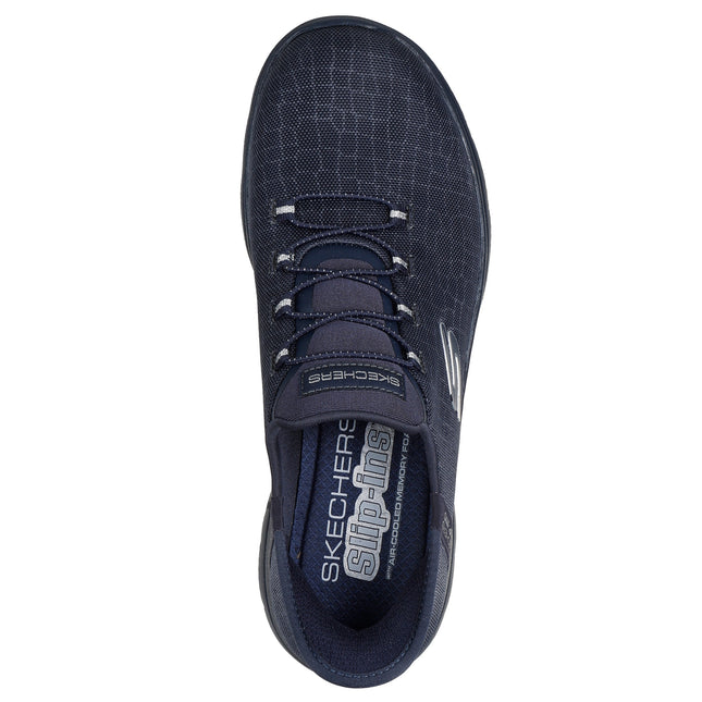 Skechers Women’s Summits Classy Night 150128 Slip-In Trainer – Sparkle Mesh Upper with Easy Hands-Free Entry & Cushioned Memory Foam
