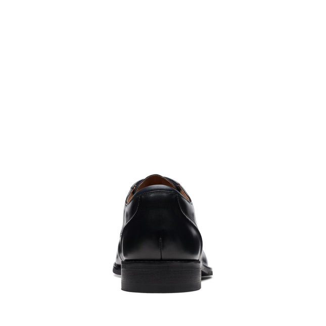 Clarks CraftArlo Lace Black Leather – Men’s Classic Oxford Lace-Up Shoe