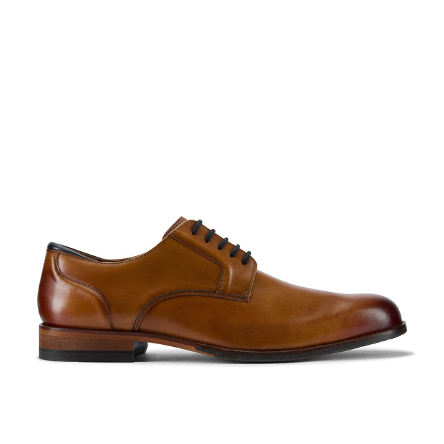 Clarks CraftArlo Lace Tan Leather – Men’s Classic Oxford Lace-Up Shoe