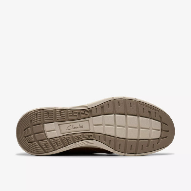 Clarks Men’s Motion Trek EZ Dark Tan Leather Lace-Up Shoes – All-Day Comfort Walking Shoes with Cushioned Footbed & Durable Outsole