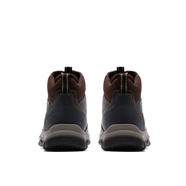 Clarks Spypath Hi GTX Dark Brown Leather Waterproof Hiking / Outdoor Boots – Durable Gore-Tex Mid-Height Boots with Comfort Cushioning & Grip Sole