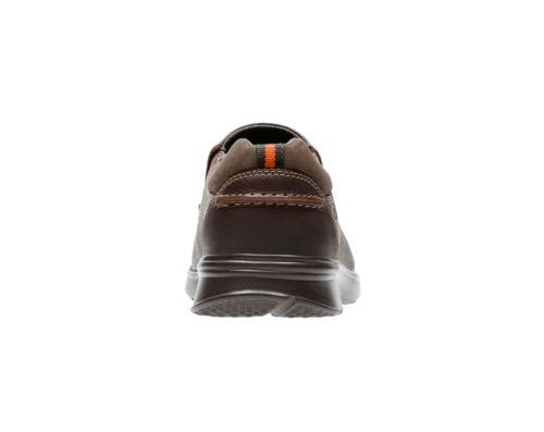 Clarks Men’s Cotrell Step Brown Oily Leather Wide-Width Lace-Up Shoes – Lightweight, Durable Leather Shoes with Cushioned Comfort & Long-Lasting Grip