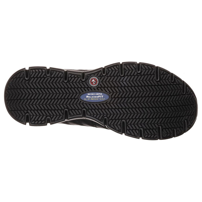 Skechers Work Relaxed Fit: Sure Track - Erath Sr Black 76576EC