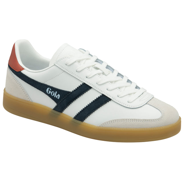 Gola Viper Leather White/Navy/Rust/Gum