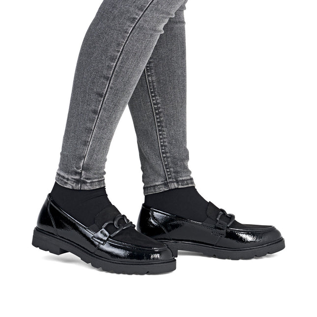 Remonte D2Q01-02 Black Loafer