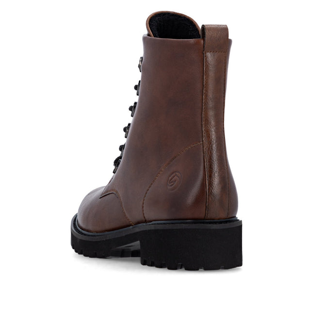 Remonte D8653-22 Brown Leather Womens Ankle Boot