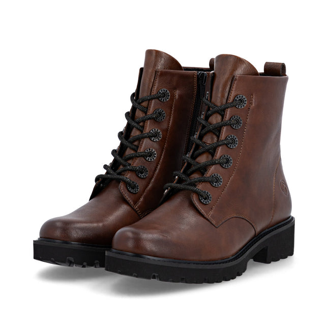 Remonte D8653-22 Brown Leather Womens Ankle Boot
