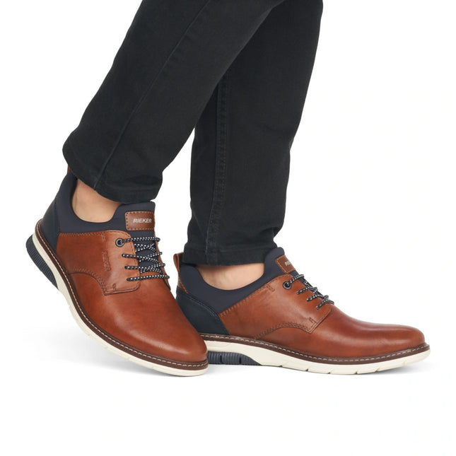 Rieker 14454-22 Tan / Navy