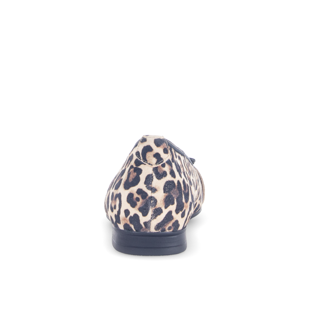 Gabor 72.463.90 Paige Animal Print Suede Flat Pump