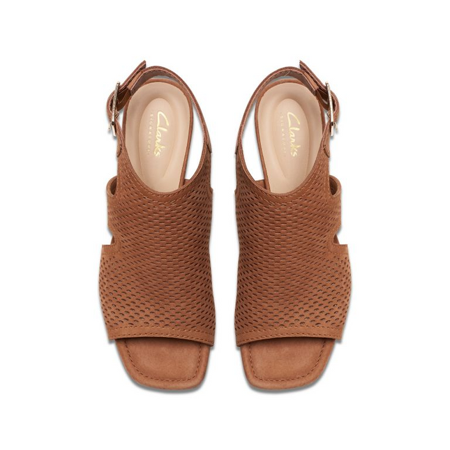 Clarks Siara65 Flow Tan Nubuck